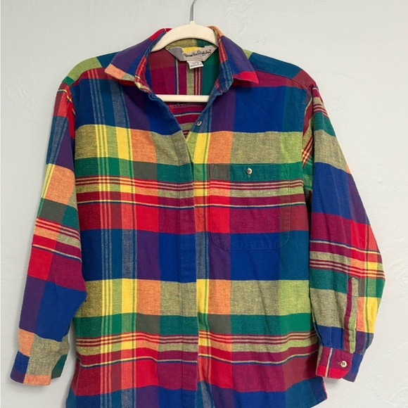 Diane Von Furstenberg Tops - Colorful Vintage 100% Cotten DVF Shirt